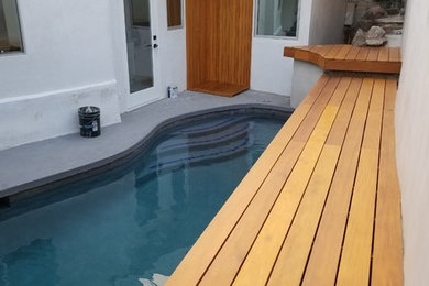 Pool - contemporary pool idea in Los Angeles