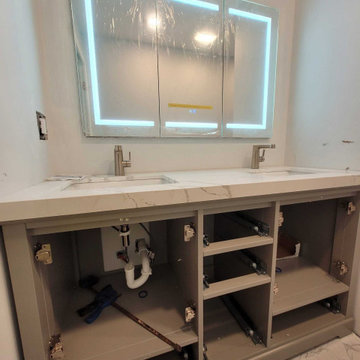 Master Bathroom Spa: Transformation in progress