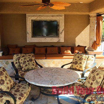 Arizona Swimming Pool and Grotto Designed by Build Your Own Pool