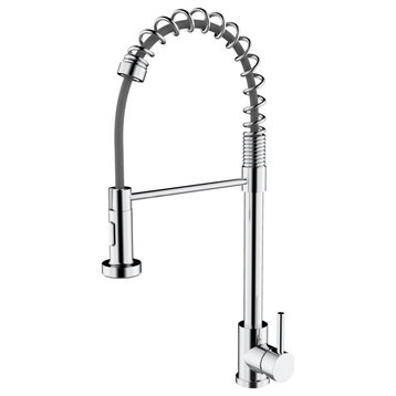 Transolid Cuisine Pro Pull-Out Kitchen Faucet, Polished Chrome