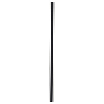 Modern Black Outdoor Waterproof Aluminum Long LED Strip Wall lamp For Porch, H47.2"