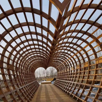 Pergola application -THJ bamboo