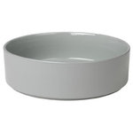 blomus - Pilar Serving Bowl, Mirage Gray, 11" - Give your dinner the grand entrance it deserves with the PILAR Serving Bowl. Simple yet beautifully designed, this bowl is a go-to piece for serving soups, pastas and more to your hungry guests. When mealtime is over, this bowl is easily stowed in your cabinet or sideboard.