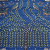 Consigned 4'4"x4'9" Pictorial Persian Afshar Handmade Square Rug