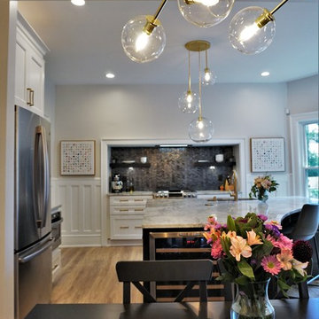 Black and White Village Kitchen