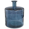 Modern Blue Recycled Glass Vase 563144