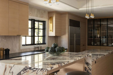Example of a minimalist kitchen design in Oklahoma City