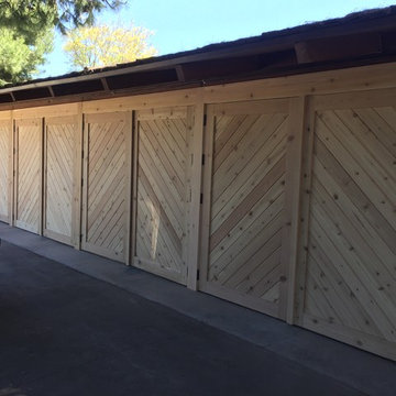Swing Out Carriage Style Garage Doors