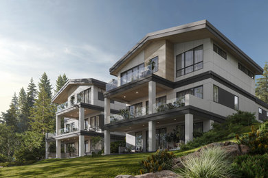 Minimalist exterior home photo in Seattle