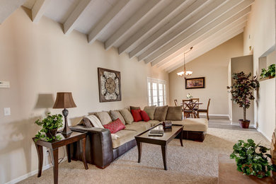 Example of a southwest family room design in Phoenix