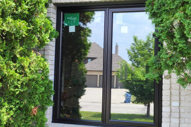 Inspiration for an exterior home remodel in Ottawa