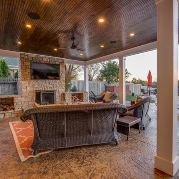 Backyard Porch Makeover