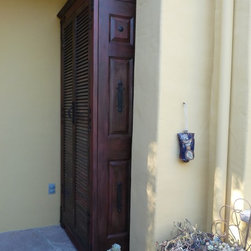 Custom Toolshed made from Upcycled Materials - Garage And Tool Storage