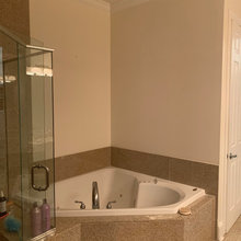 Bathroom. 50" 65" Walls?