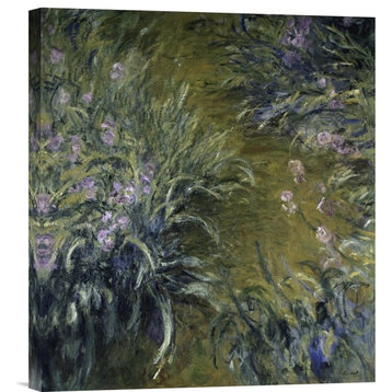 "The Path Through the Irises" Artwork, 19" x 22"