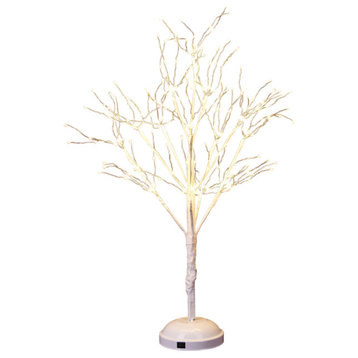 2' LED Tree With Warm White Lights