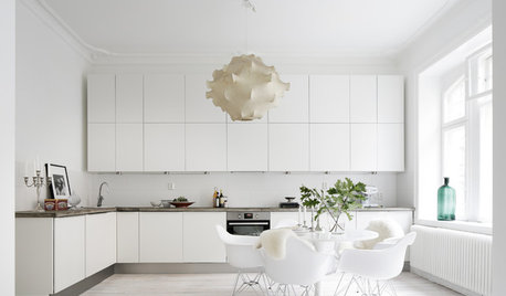 Gute Idee: Küchenoberschränke in Zweierreihen