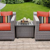 Florence 3 Piece Outdoor Wicker Patio Furniture Set 03a