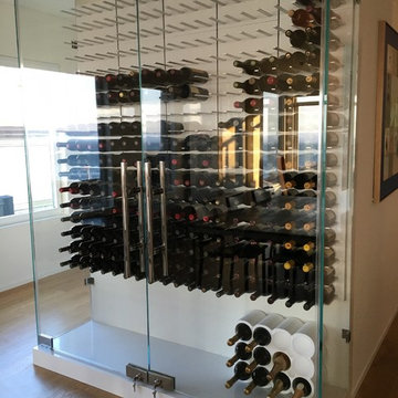 Glass Enclosed Wine Cellars