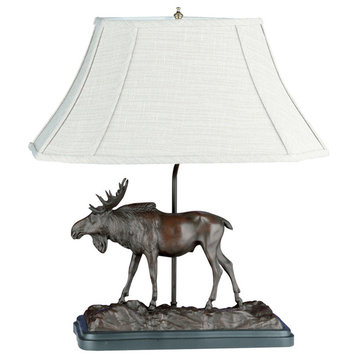Bull Moose Lamp