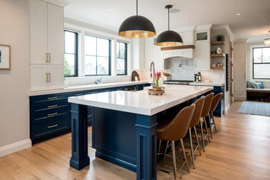 Kitchen - transitional kitchen idea in Vancouver