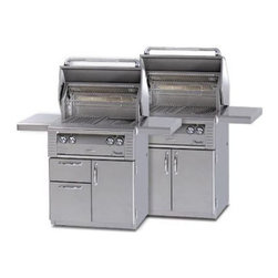 Alfresco 30'' Lx2 Grill On Deluxe Cart, Stainless Natural Gas | ALX230SZCD-NG - Outdoor Grills