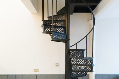 Inspiration for a contemporary staircase in Cheshire.