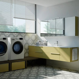 SPAZIO TIME 07 laundry cabinetry by Idea Italy. - Products