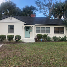 White House With Shutters