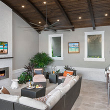 TV over fireplace