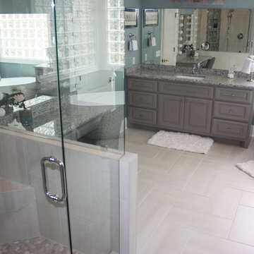 Master bath Makeover to a Spa-like retreat
