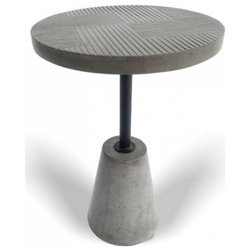 Naka Industrial Concrete Side Table