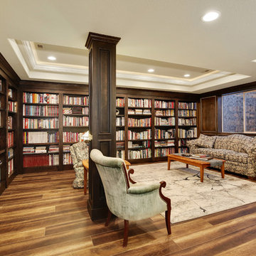 Basement Remodel in Brighton, Workoutroom, Gameroom, Library, Wine Cellar, Bar