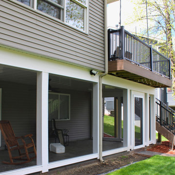 Screened Porch Addition & Composite Deck — Outdoor Living Space