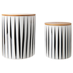 Contemporary Kitchen Canisters And Jars by Urban Trends Collection