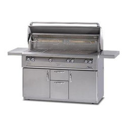 Alfresco 56'' Lx2 On-cart Grill, Stainless Steel Liquid Propane | ALX256SZC-LP - Outdoor Grills