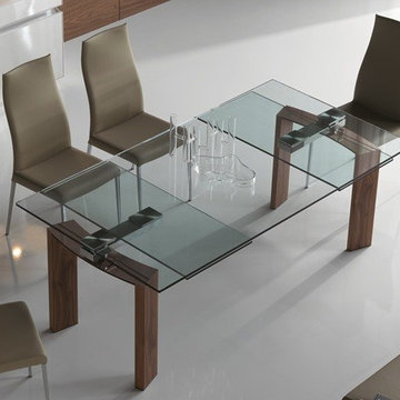 Daytona Glass Extending Dining Table by Cattelan Italia
