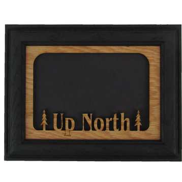 Up North Black Picture Frame and Oak Matte, 5"x7"