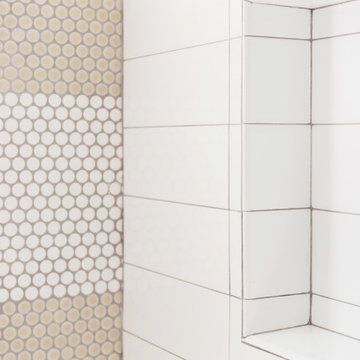 Bello hexagon guest bath