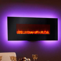 Wall Mounted Electric Fireplaces - Indoor Fireplaces