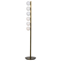 NOIR Furniture - Straight Floor Lamp, Antique Brass - LAMP543MB