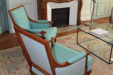 Cette image montre un salon traditionnel.
