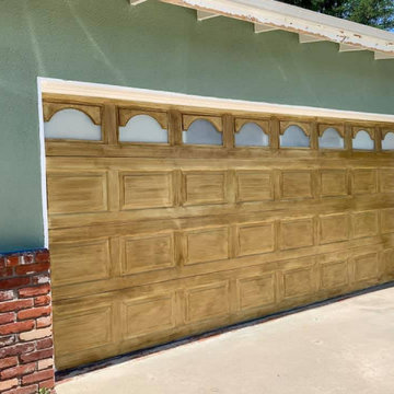 Garage Door Transformation (BEFORE)