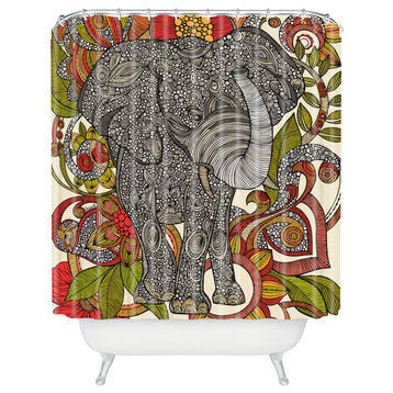 Valentina Ramos Bo The Elephant Shower Curtain