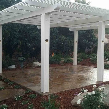 Backyard Patio Choice Project - ACTUAL INSTALLATION - 2