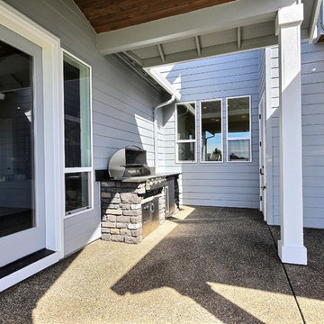 Outdoor Covered Patio - The Brahmin - 2 Story Transitional