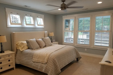 Transitional bedroom photo in Other