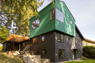 Example of a trendy exterior home design in Seattle