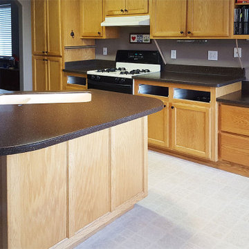 Oak Kitchen with Natural Stain