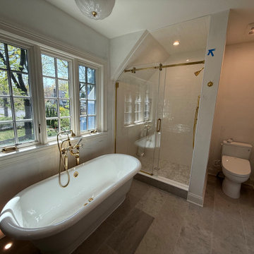 Primary Bathroom | Second Level Addition Montclair NJ